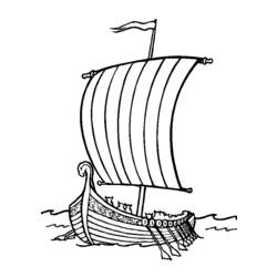 Malvorlage: Segelschiff (Transport) #143637 - Kostenlose Malvorlagen zum Ausdrucken