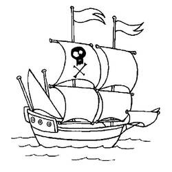 Malvorlage: Segelschiff (Transport) #143638 - Kostenlose Malvorlagen zum Ausdrucken