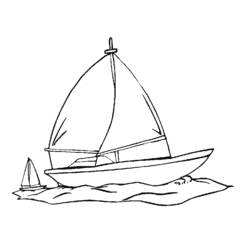 Malvorlage: Segelschiff (Transport) #143644 - Kostenlose Malvorlagen zum Ausdrucken