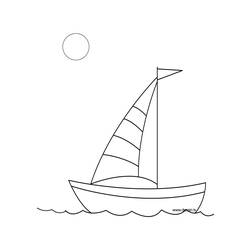 Malvorlage: Segelschiff (Transport) #143702 - Kostenlose Malvorlagen zum Ausdrucken