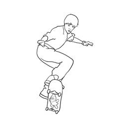 Malvorlage: Skateboard / Skateboard (Transport) #139281 - Kostenlose Malvorlagen zum Ausdrucken
