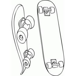 Malvorlage: Skateboard / Skateboard (Transport) #139291 - Kostenlose Malvorlagen zum Ausdrucken