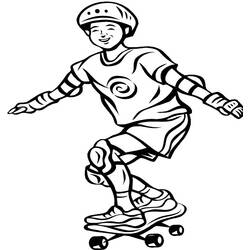 Malvorlage: Skateboard / Skateboard (Transport) #139294 - Kostenlose Malvorlagen zum Ausdrucken
