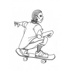 Malvorlage: Skateboard / Skateboard (Transport) #139304 - Kostenlose Malvorlagen zum Ausdrucken