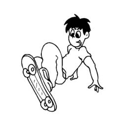 Malvorlage: Skateboard / Skateboard (Transport) #139306 - Kostenlose Malvorlagen zum Ausdrucken