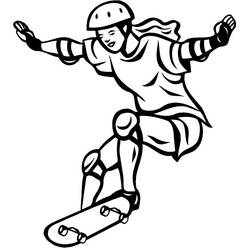 Malvorlage: Skateboard / Skateboard (Transport) #139309 - Kostenlose Malvorlagen zum Ausdrucken