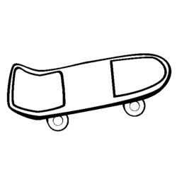 Malvorlage: Skateboard / Skateboard (Transport) #139382 - Kostenlose Malvorlagen zum Ausdrucken