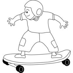 Malvorlage: Skateboard / Skateboard (Transport) #139393 - Kostenlose Malvorlagen zum Ausdrucken