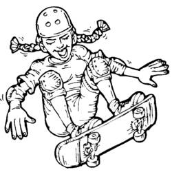 Malvorlage: Skateboard / Skateboard (Transport) #139394 - Kostenlose Malvorlagen zum Ausdrucken