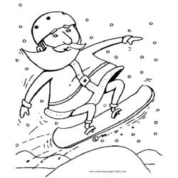 Malvorlage: Snowboard / Snowboard (Transport) #143832 - Kostenlose Malvorlagen zum Ausdrucken