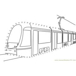 Malvorlage: Straßenbahn (Transport) #145586 - Kostenlose Malvorlagen zum Ausdrucken