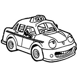 Malvorlage: Taxi (Transport) #137206 - Kostenlose Malvorlagen zum Ausdrucken