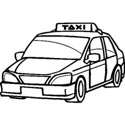 Malvorlage: Taxi (Transport) #137208 - Kostenlose Malvorlagen zum Ausdrucken