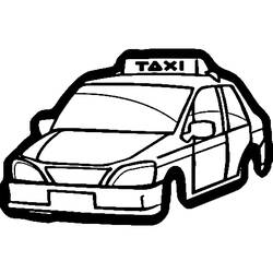 Malvorlage: Taxi (Transport) #137221 - Kostenlose Malvorlagen zum Ausdrucken