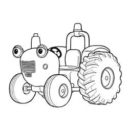 Malvorlage: Traktor (Transport) #141936 - Kostenlose Malvorlagen zum Ausdrucken