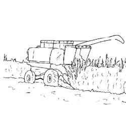 Malvorlage: Traktor (Transport) #141947 - Kostenlose Malvorlagen zum Ausdrucken
