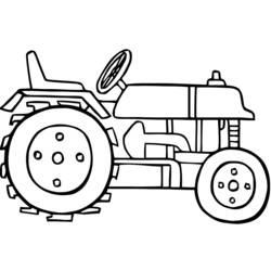 Malvorlage: Traktor (Transport) #141950 - Kostenlose Malvorlagen zum Ausdrucken