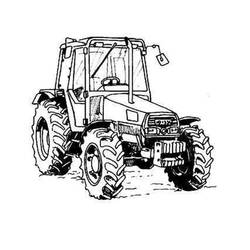 Malvorlage: Traktor (Transport) #141953 - Kostenlose Malvorlagen zum Ausdrucken