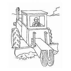 Malvorlage: Traktor (Transport) #141956 - Kostenlose Malvorlagen zum Ausdrucken