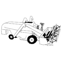 Malvorlage: Traktor (Transport) #141963 - Kostenlose Malvorlagen zum Ausdrucken