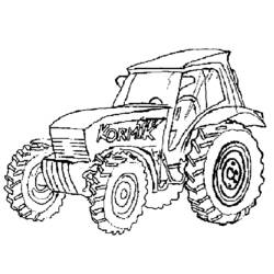 Malvorlage: Traktor (Transport) #141968 - Kostenlose Malvorlagen zum Ausdrucken