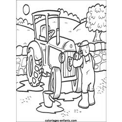 Malvorlage: Traktor (Transport) #141995 - Kostenlose Malvorlagen zum Ausdrucken