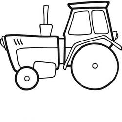 Malvorlage: Traktor (Transport) #142000 - Kostenlose Malvorlagen zum Ausdrucken