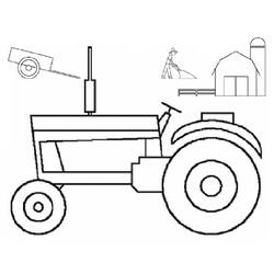 Malvorlage: Traktor (Transport) #142009 - Kostenlose Malvorlagen zum Ausdrucken
