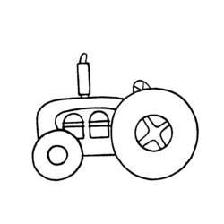 Malvorlage: Traktor (Transport) #142055 - Kostenlose Malvorlagen zum Ausdrucken