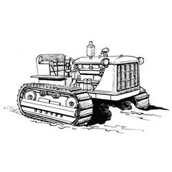 Malvorlage: Traktor (Transport) #142078 - Kostenlose Malvorlagen zum Ausdrucken