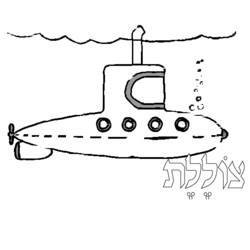 Malvorlage: U-Boot (Transport) #137694 - Kostenlose Malvorlagen zum Ausdrucken