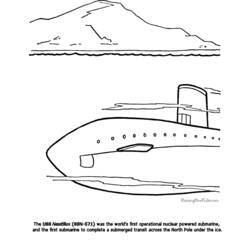 Malvorlage: U-Boot (Transport) #137706 - Kostenlose Malvorlagen zum Ausdrucken