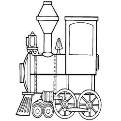 Malvorlage: Zug / Lokomotive (Transport) #135028 - Kostenlose Malvorlagen zum Ausdrucken