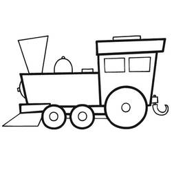 Malvorlage: Zug / Lokomotive (Transport) #135036 - Kostenlose Malvorlagen zum Ausdrucken