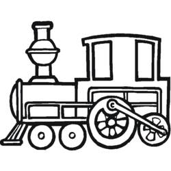 Malvorlage: Zug / Lokomotive (Transport) #135042 - Kostenlose Malvorlagen zum Ausdrucken