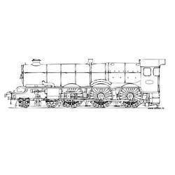 Malvorlage: Zug / Lokomotive (Transport) #135060 - Kostenlose Malvorlagen zum Ausdrucken
