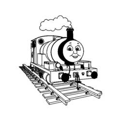 Malvorlage: Zug / Lokomotive (Transport) #135070 - Kostenlose Malvorlagen zum Ausdrucken