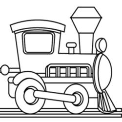 Malvorlage: Zug / Lokomotive (Transport) #135071 - Kostenlose Malvorlagen zum Ausdrucken