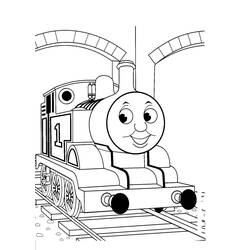 Malvorlage: Zug / Lokomotive (Transport) #135075 - Kostenlose Malvorlagen zum Ausdrucken