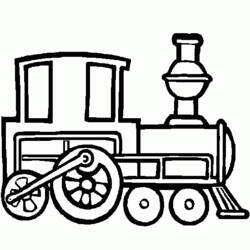 Malvorlage: Zug / Lokomotive (Transport) #135114 - Kostenlose Malvorlagen zum Ausdrucken