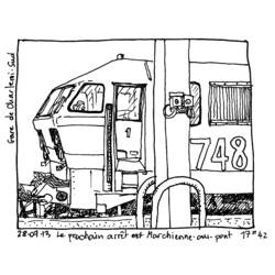 Malvorlage: Zug / Lokomotive (Transport) #135133 - Kostenlose Malvorlagen zum Ausdrucken