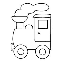 Malvorlage: Zug / Lokomotive (Transport) #135135 - Kostenlose Malvorlagen zum Ausdrucken
