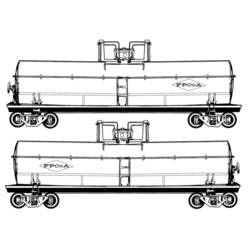 Malvorlage: Zug / Lokomotive (Transport) #135137 - Kostenlose Malvorlagen zum Ausdrucken