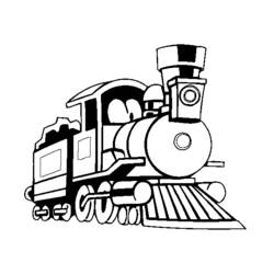 Malvorlage: Zug / Lokomotive (Transport) #135139 - Kostenlose Malvorlagen zum Ausdrucken