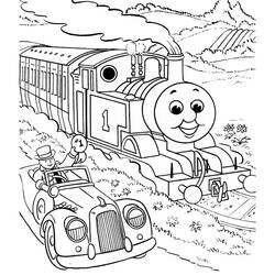 Malvorlage: Zug / Lokomotive (Transport) #135149 - Kostenlose Malvorlagen zum Ausdrucken