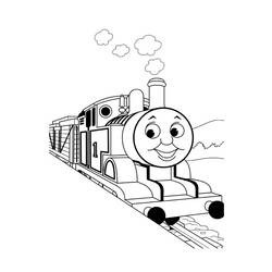 Malvorlage: Zug / Lokomotive (Transport) #135163 - Kostenlose Malvorlagen zum Ausdrucken