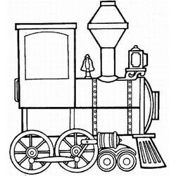 Malvorlage: Zug / Lokomotive (Transport) #135169 - Kostenlose Malvorlagen zum Ausdrucken