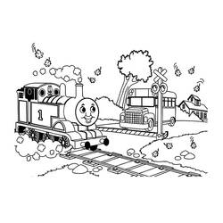 Malvorlage: Zug / Lokomotive (Transport) #135178 - Kostenlose Malvorlagen zum Ausdrucken