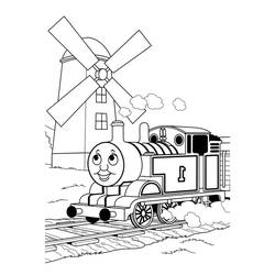 Malvorlage: Zug / Lokomotive (Transport) #135241 - Kostenlose Malvorlagen zum Ausdrucken