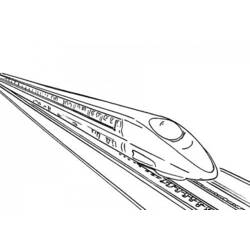 Malvorlage: Zug / Lokomotive (Transport) #135245 - Kostenlose Malvorlagen zum Ausdrucken